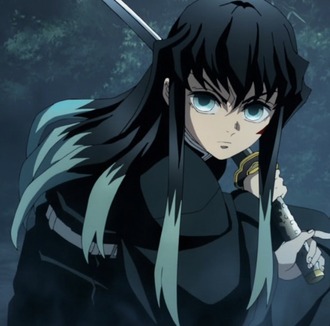 海の中で剣を持つ時透無一郎 / 鬼滅の刃(2400x1350px)